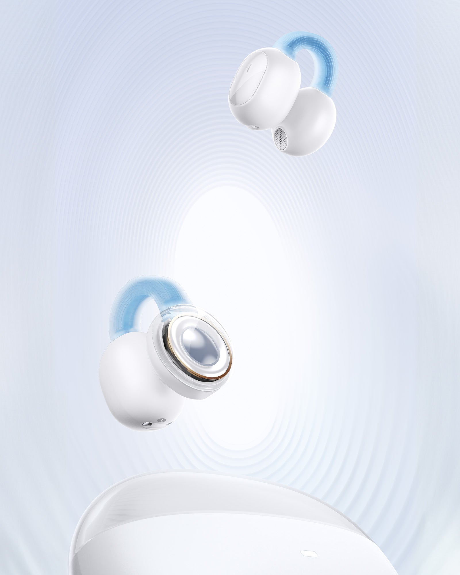 Bluetooth slúchadlá Baseus AirGo 1 TWS biela