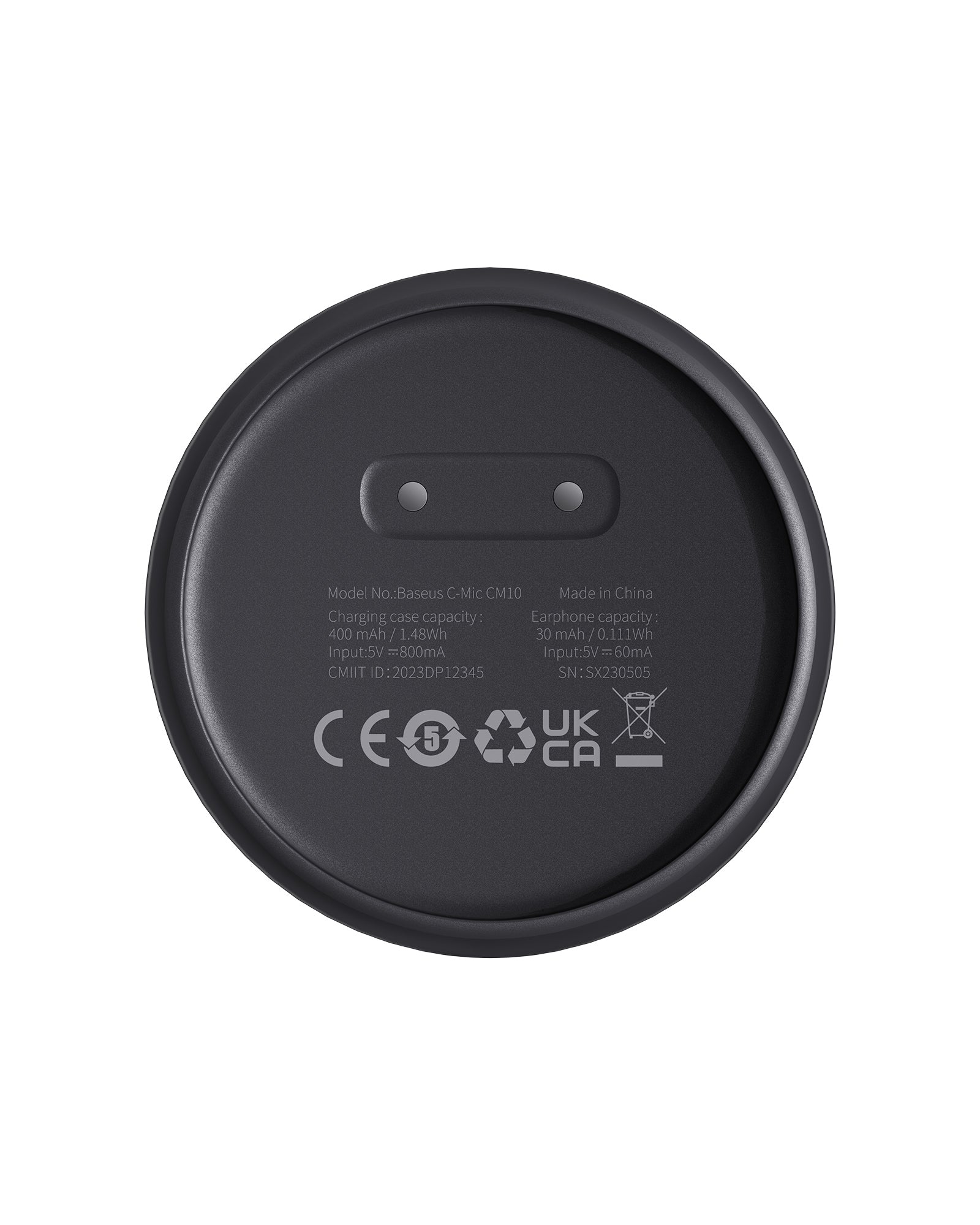 Bluetooth slúchadlo so solárnym nabíjaním Baseus Bowie CM10 čierne