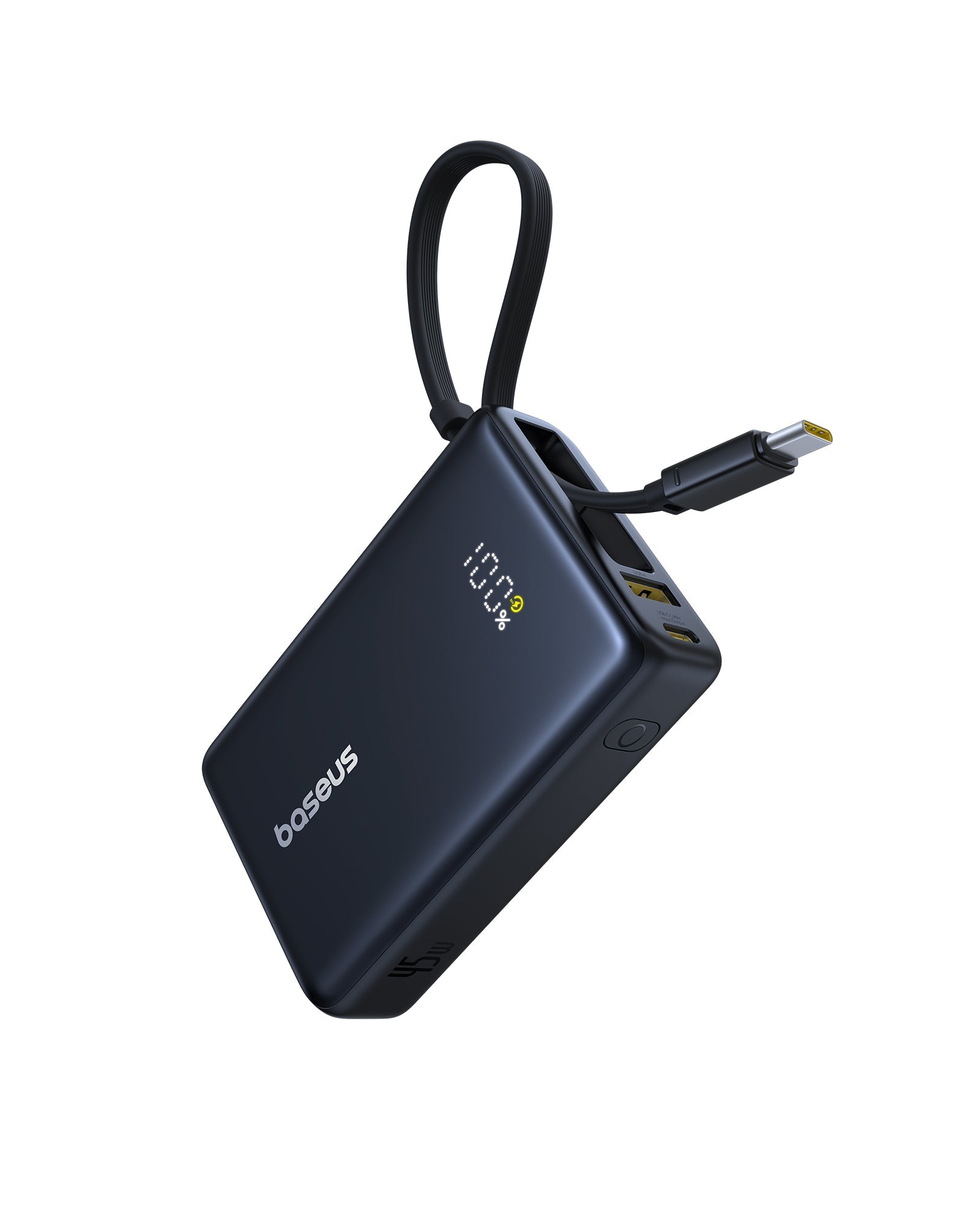 Powerbanka Baseus PicoGo 10000mAh, 45W, s káblom USB-C čierna