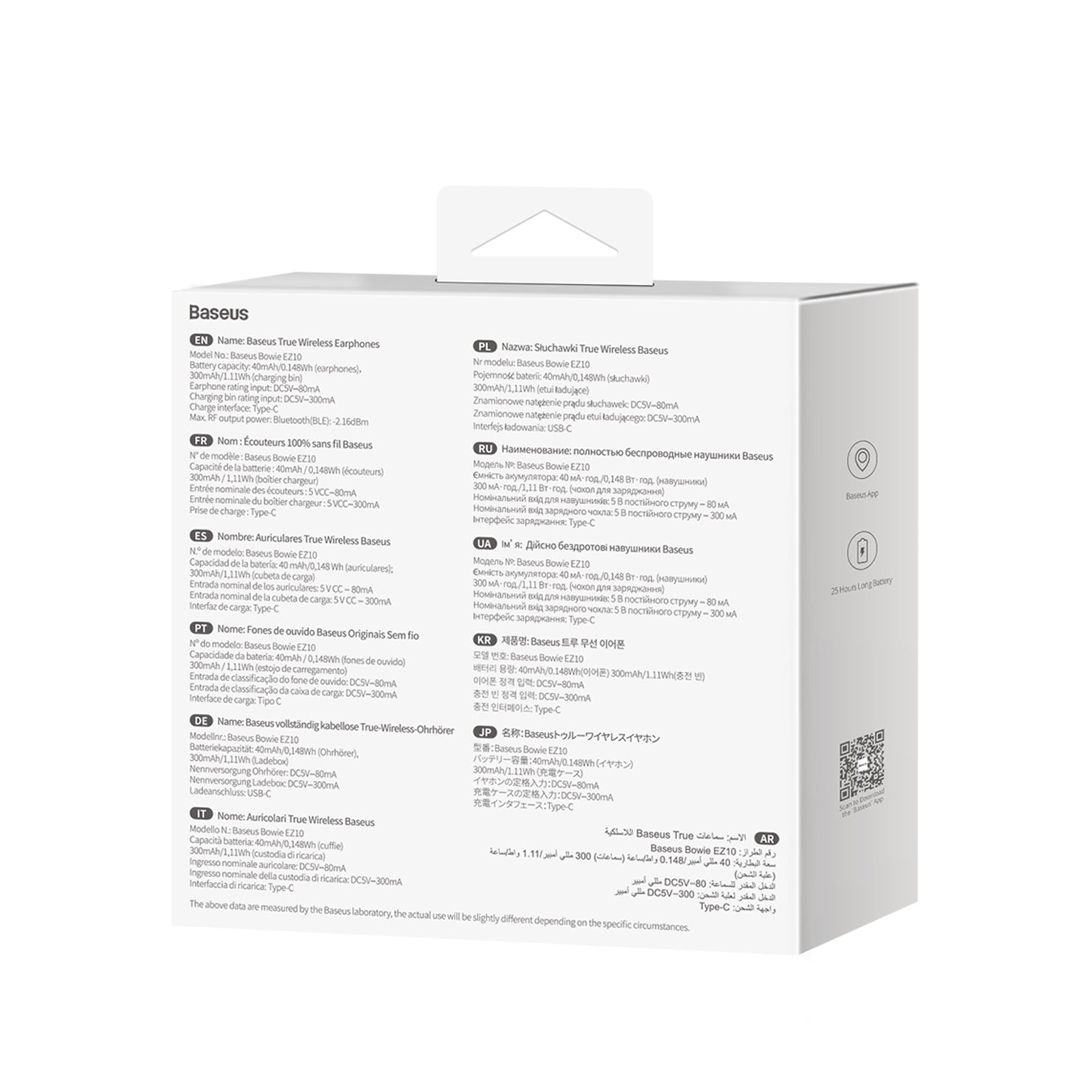 Bluetooth slúchadlá Baseus Bowie EZ10 čierna