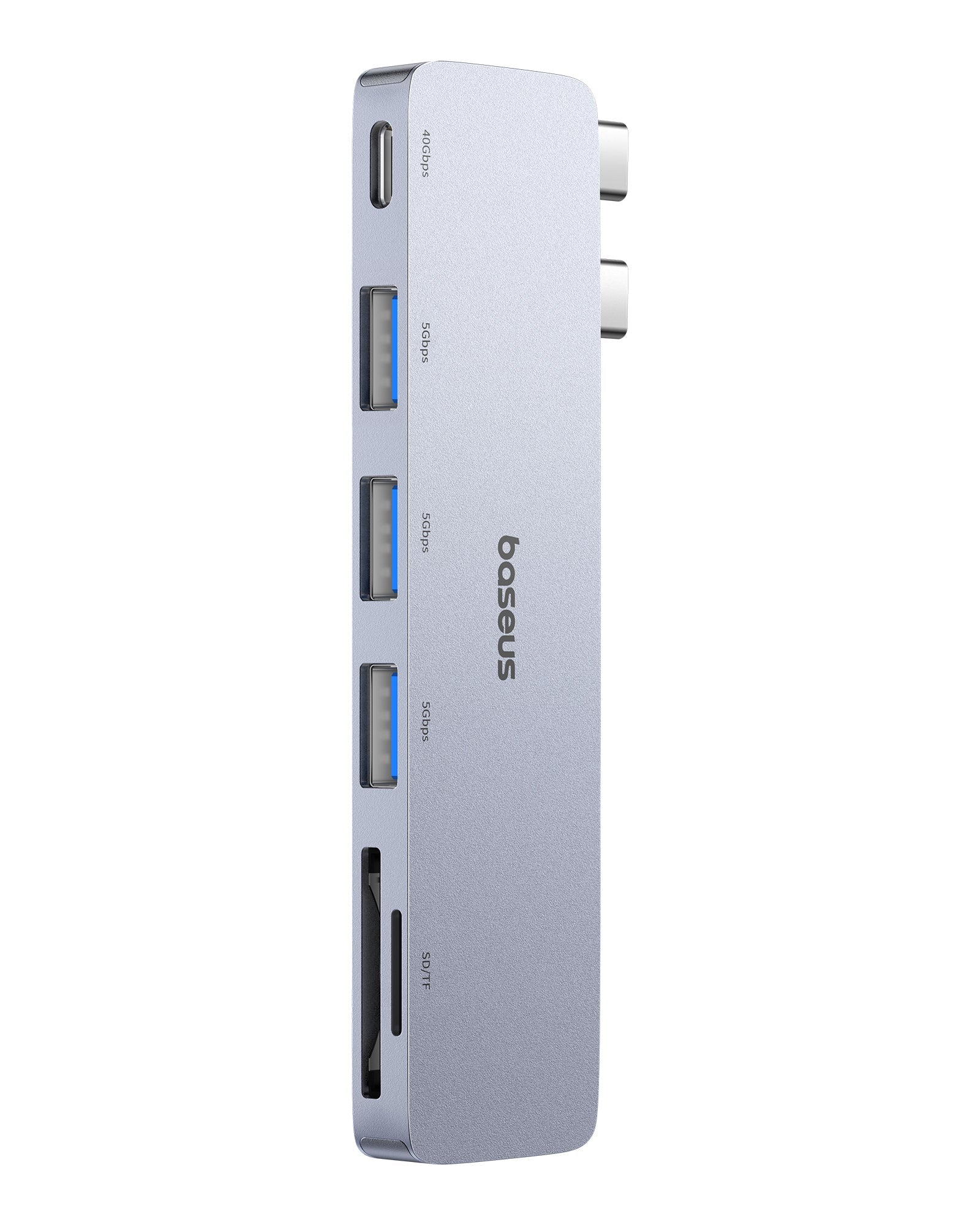 Baseus Dokovacia stanica 6v1 Baseus Ultra Joy 1xUSB-C, 3xUSB, SD/microSD slot sivá