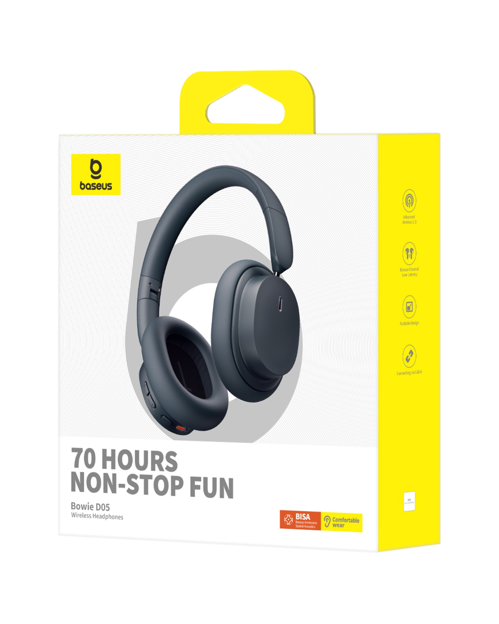 Bluetooth slúchadlá Baseus Bowie D05 čierna