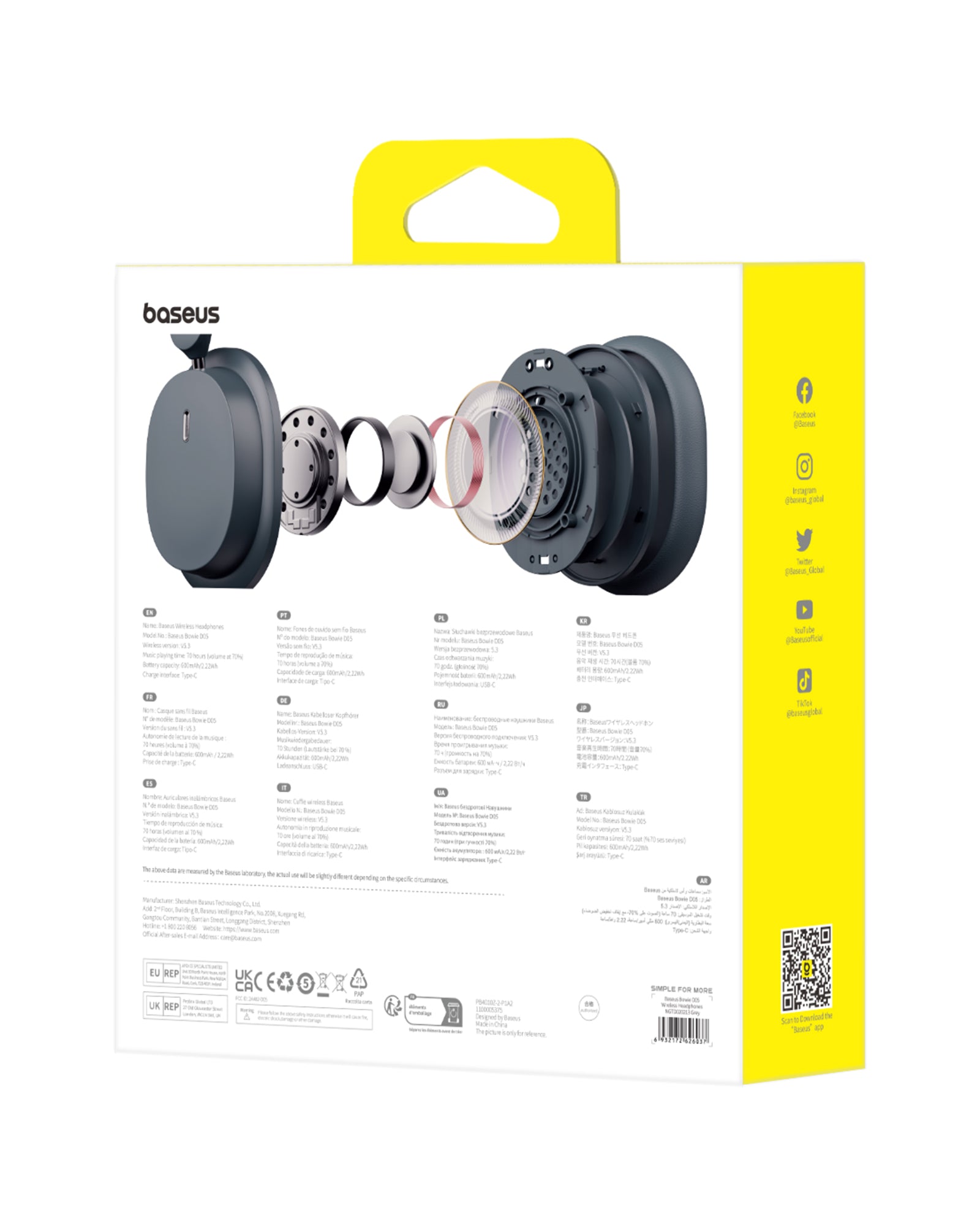 Bluetooth slúchadlá Baseus Bowie D05 čierna