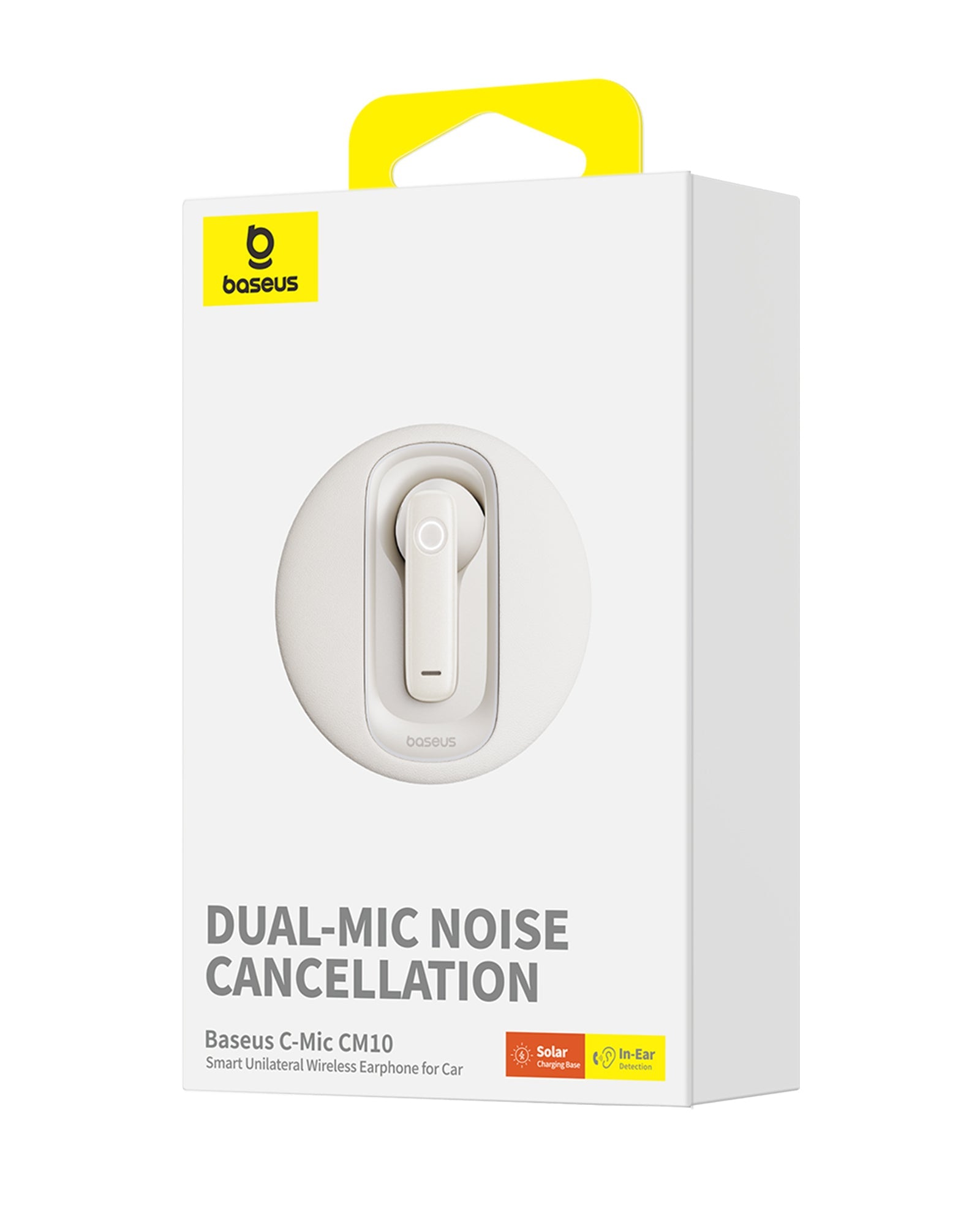 Bluetooth slúchadlo so solárnym nabíjaním Baseus Bowie CM10 biele