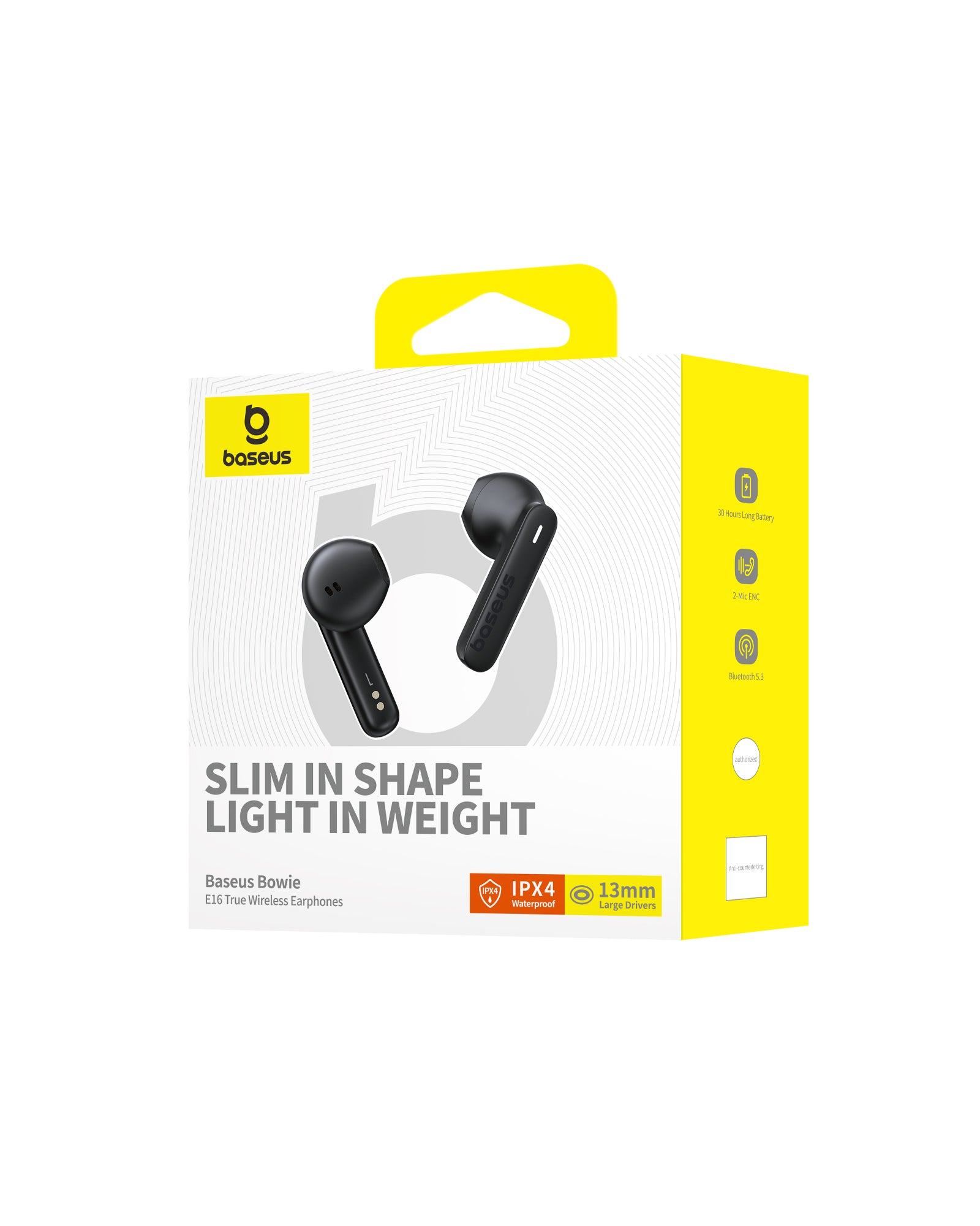 Bluetooth slúchadlá Baseus Bowie E16 čierne