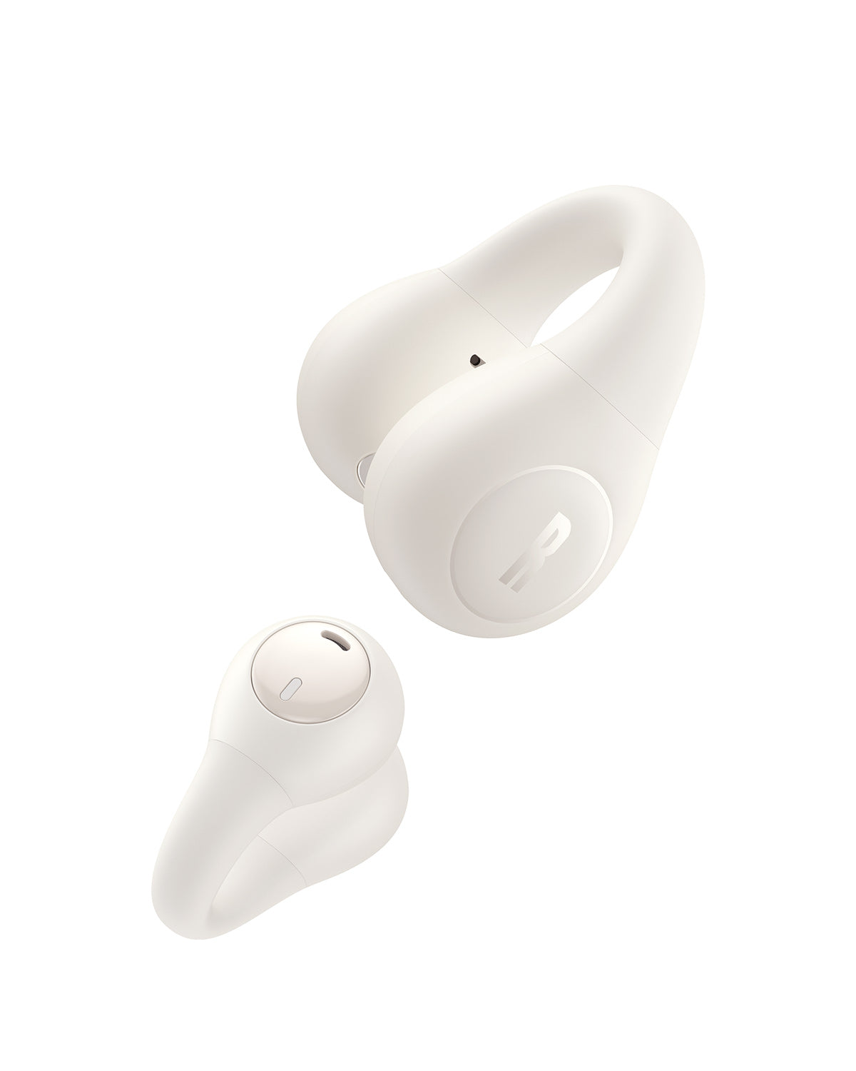 Bluetooth slúchadlá Baseus Bass 15 Clip Open Ear biela