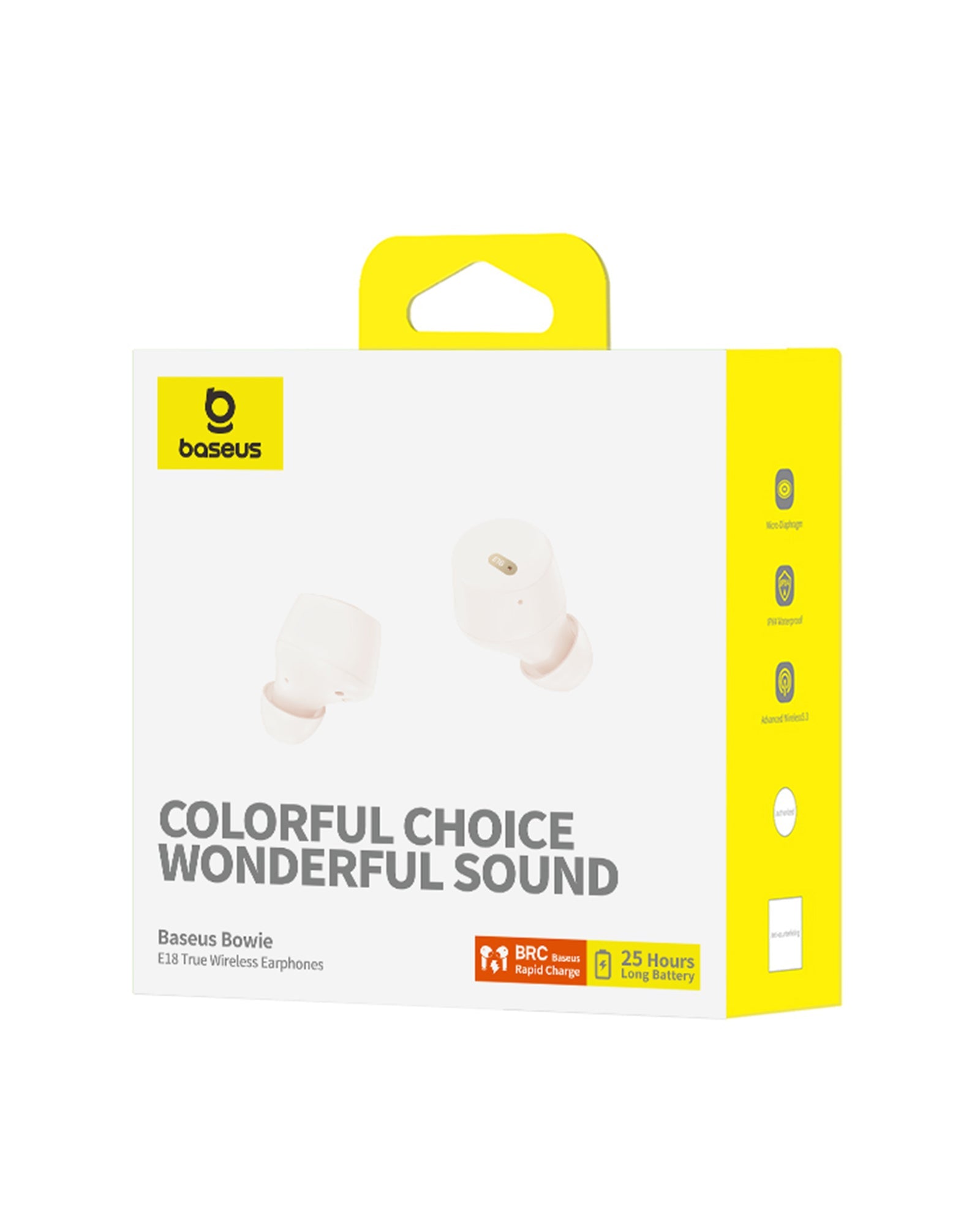 Bluetooth slúchadlá Baseus Bowie E18 biela