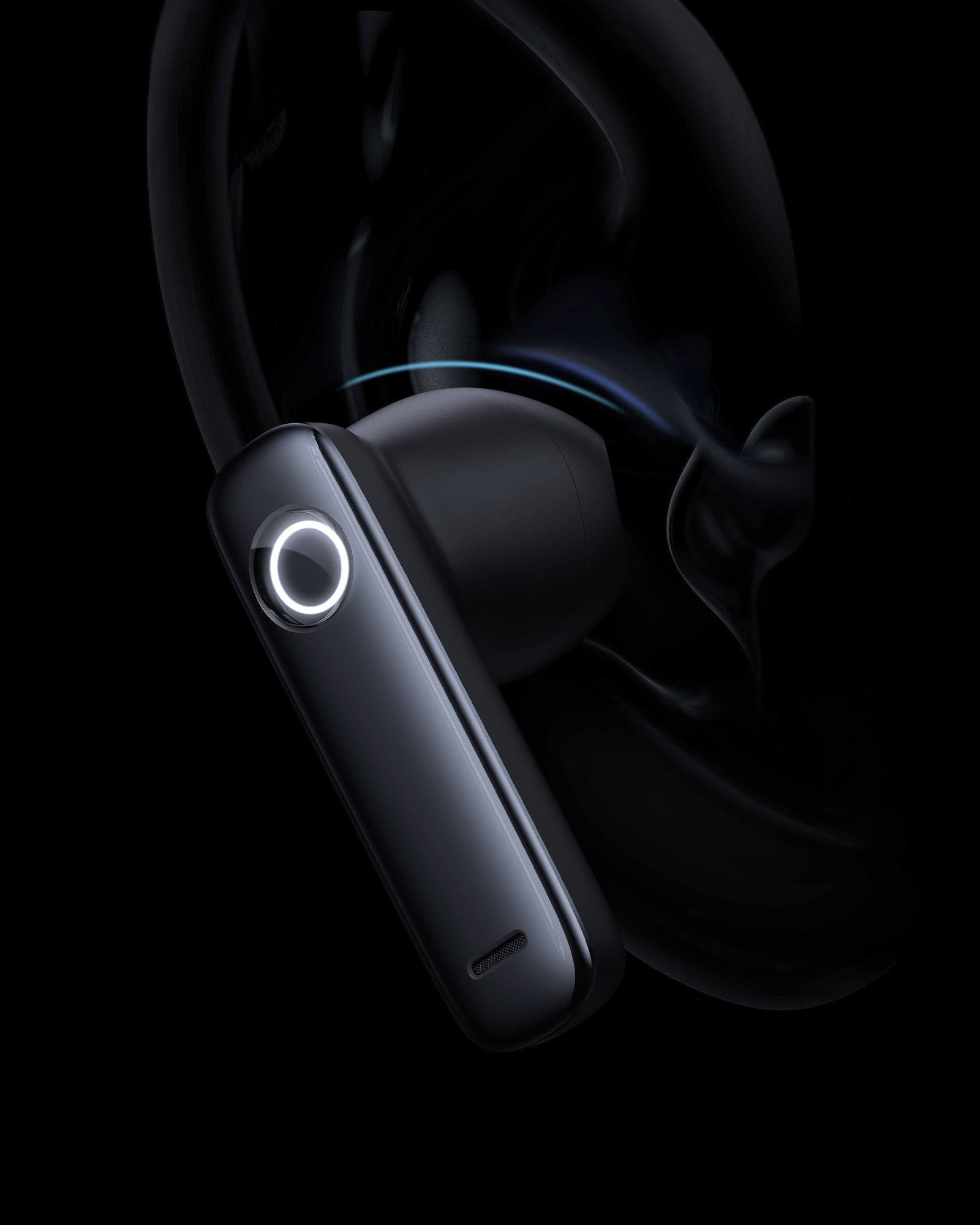 Bluetooth slúchadlo so solárnym nabíjaním Baseus Bowie CM10 čierne