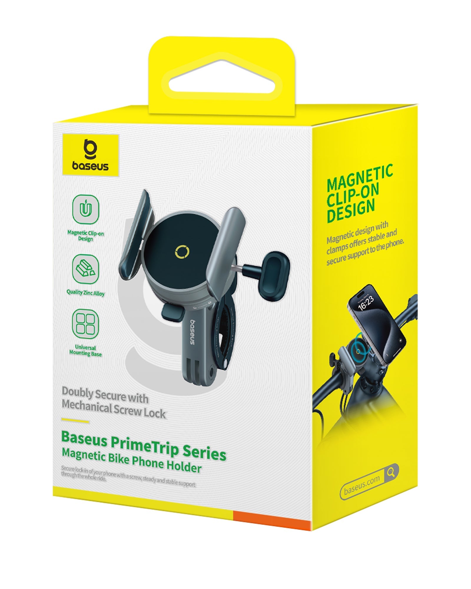 Magnetický držiak na bicykel Baseus PrimeTrip čierny