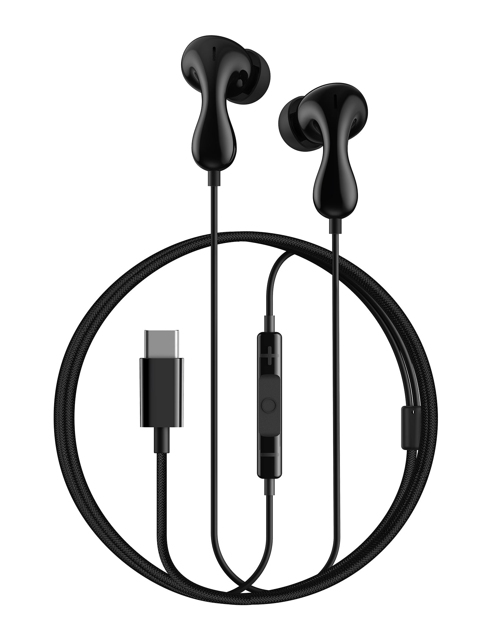 Slúchadlá s mikrofónom Baseus Encok CZ20 USB-C čierna