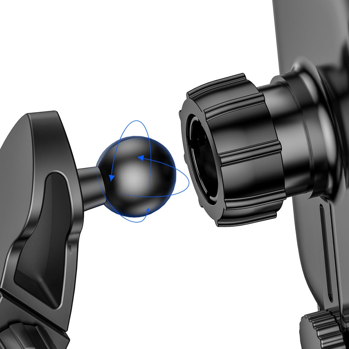 Držiak do auta s bezdrôtovým nabíjaním Baseus s prísavkou čierny