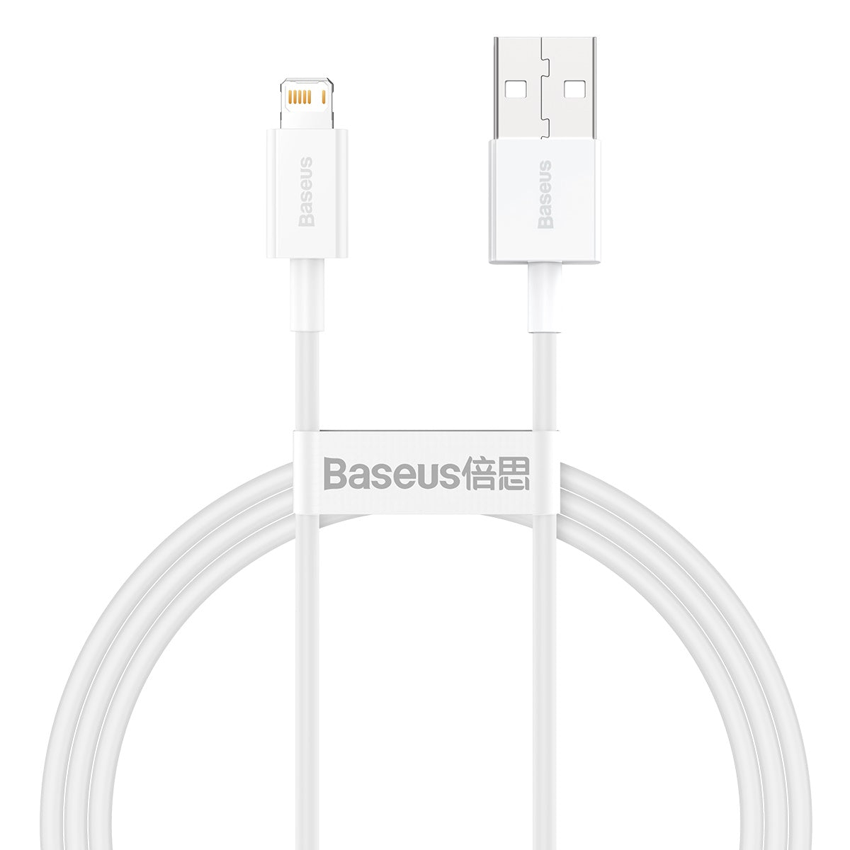 Baseus Kábel Baseus Superior USB/Lightning 1m 2,4A biely