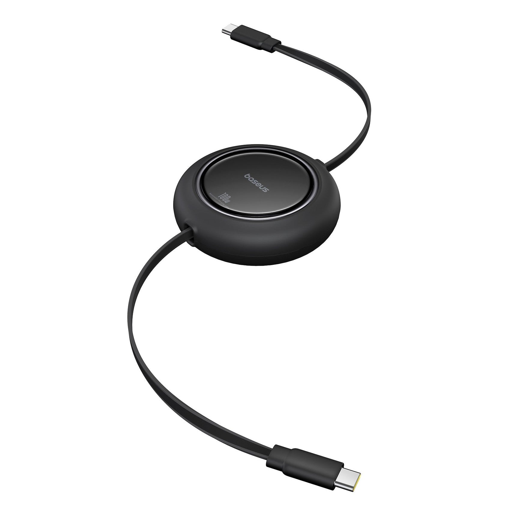Baseus Navíjací kábel Baseus Free2Pull USB-C/USB-C s nastaviteľnou dĺžkou až 1m 100W čierny