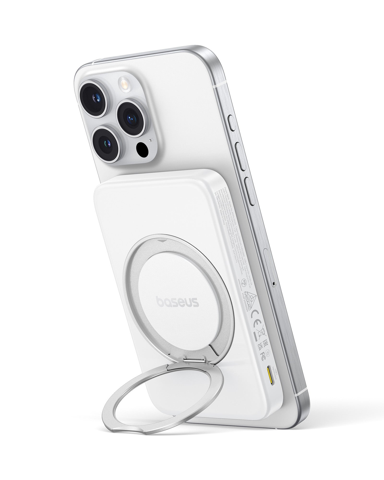 Bezdrôtová powerbanka Baseus PicoGo Qi2 5000mAh, 20W biela