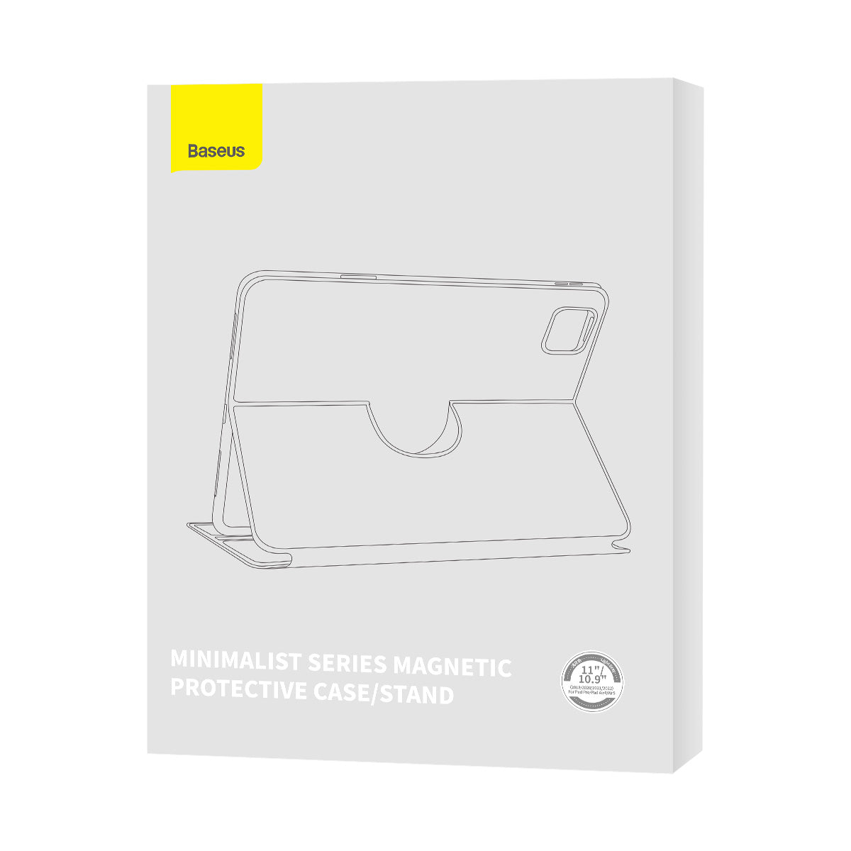 Flipové puzdro Baseus Minimalist Series pre Apple iPad Pro 11"/iPad Air4/Air5 10.9'' sivé