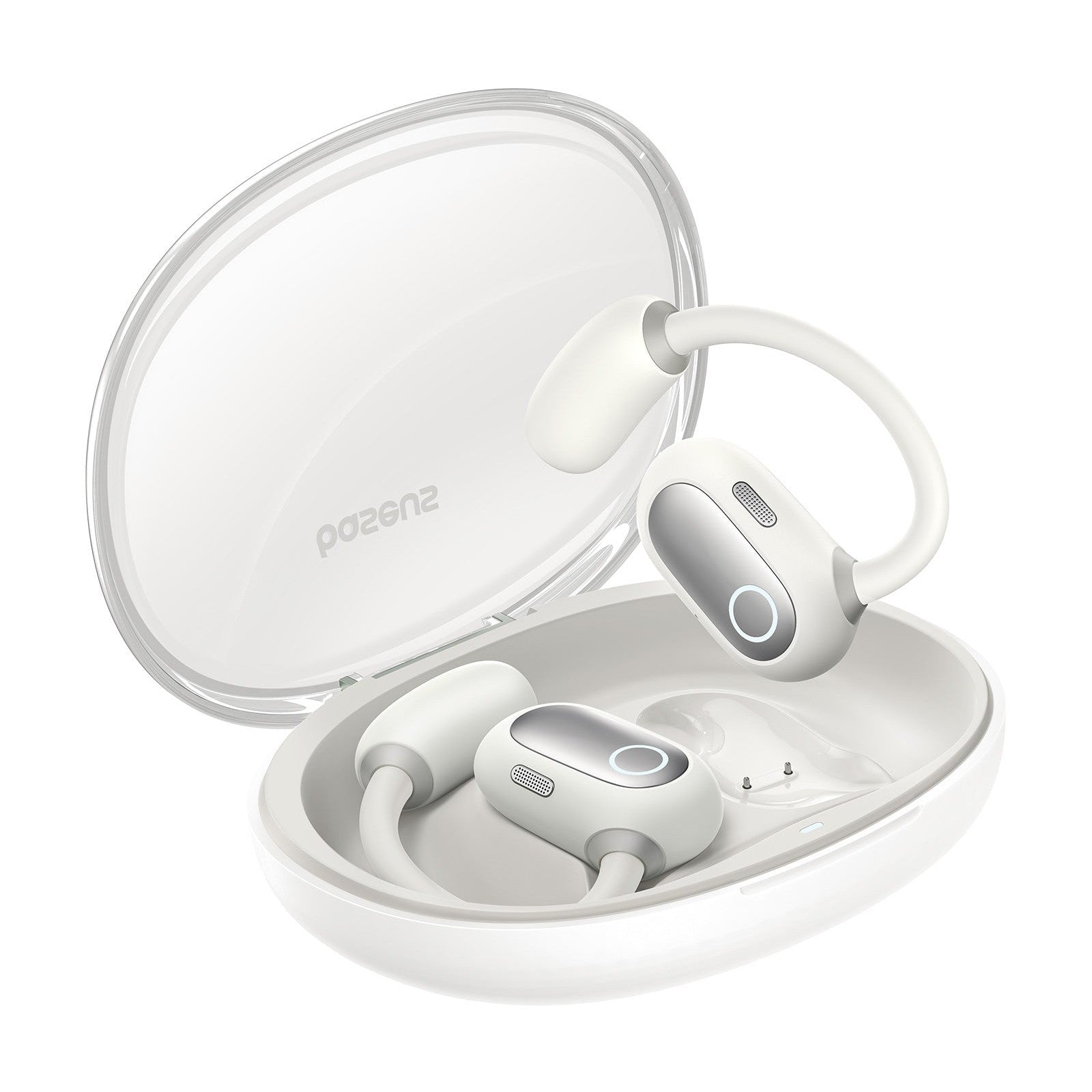 Baseus Bluetooth slúchadlá Baseus Eli Sport 1 Open-Ear TWS Stellar White