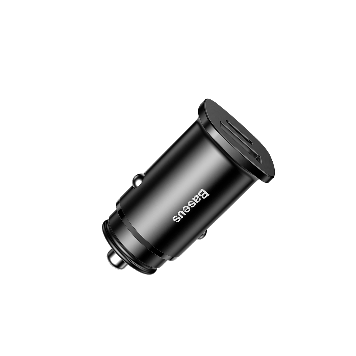 Nabíjačka do auta Baseus 30W 1x USB,1x USB-C čierna