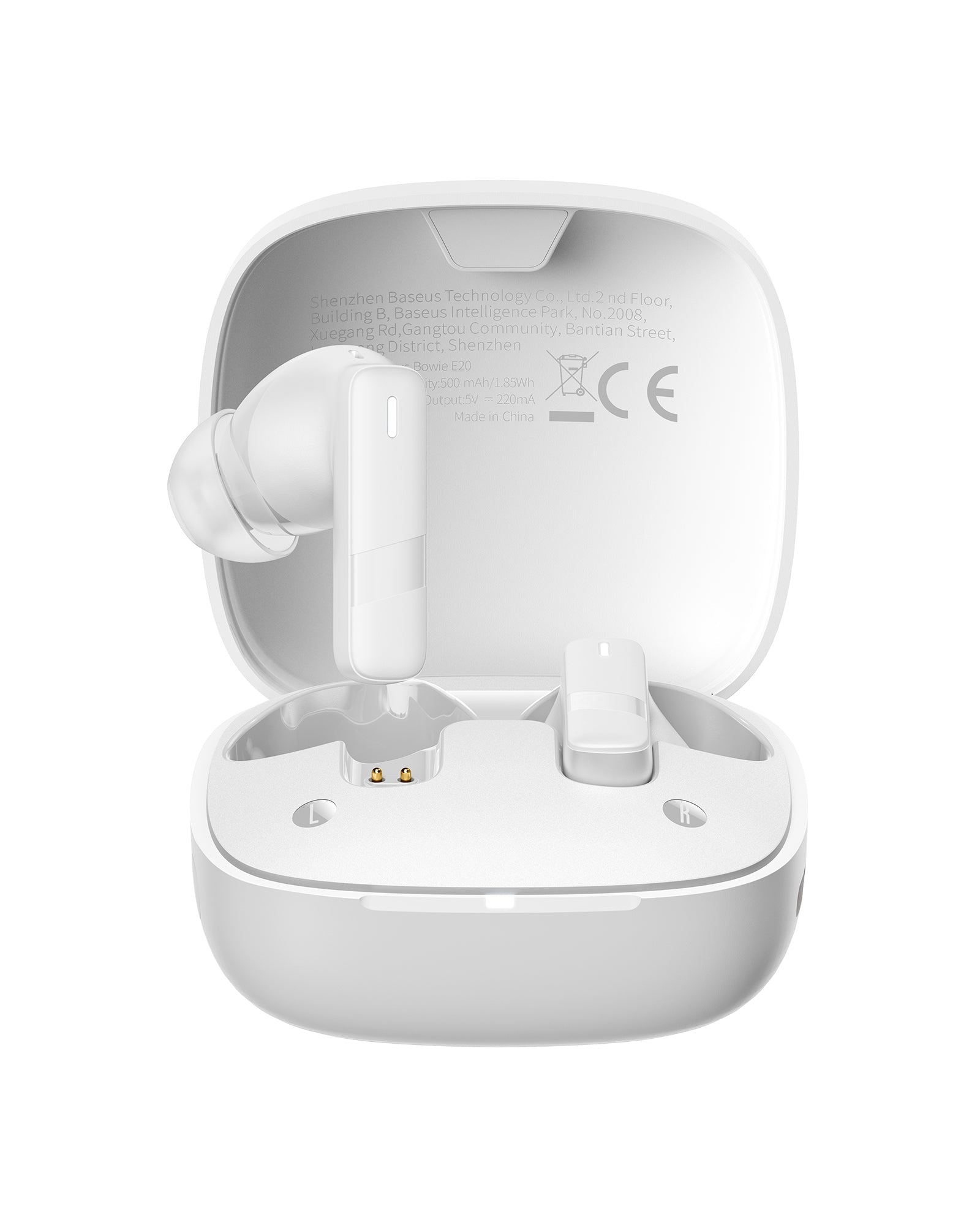 Bluetooth slúchadlá Baseus Bowie E20 biela