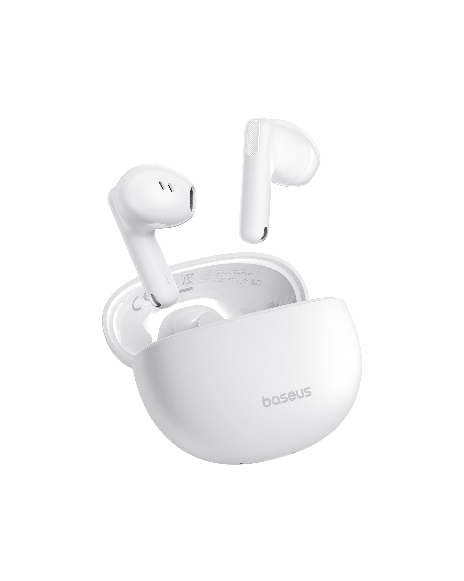 Bluetooth slúchadlá Baseus Bowie E12 biela