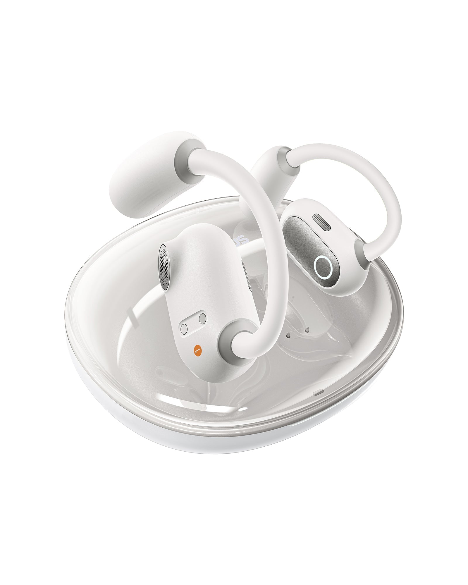 Bluetooth slúchadlá Baseus Eli Sport 1 Open-Ear TWS Stellar White
